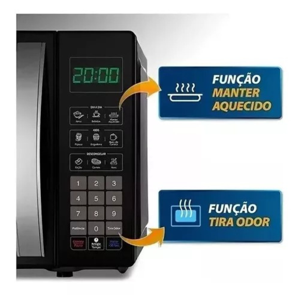 Micro-ondas Mondial Mo-01-21-b 21 Litros 1200W