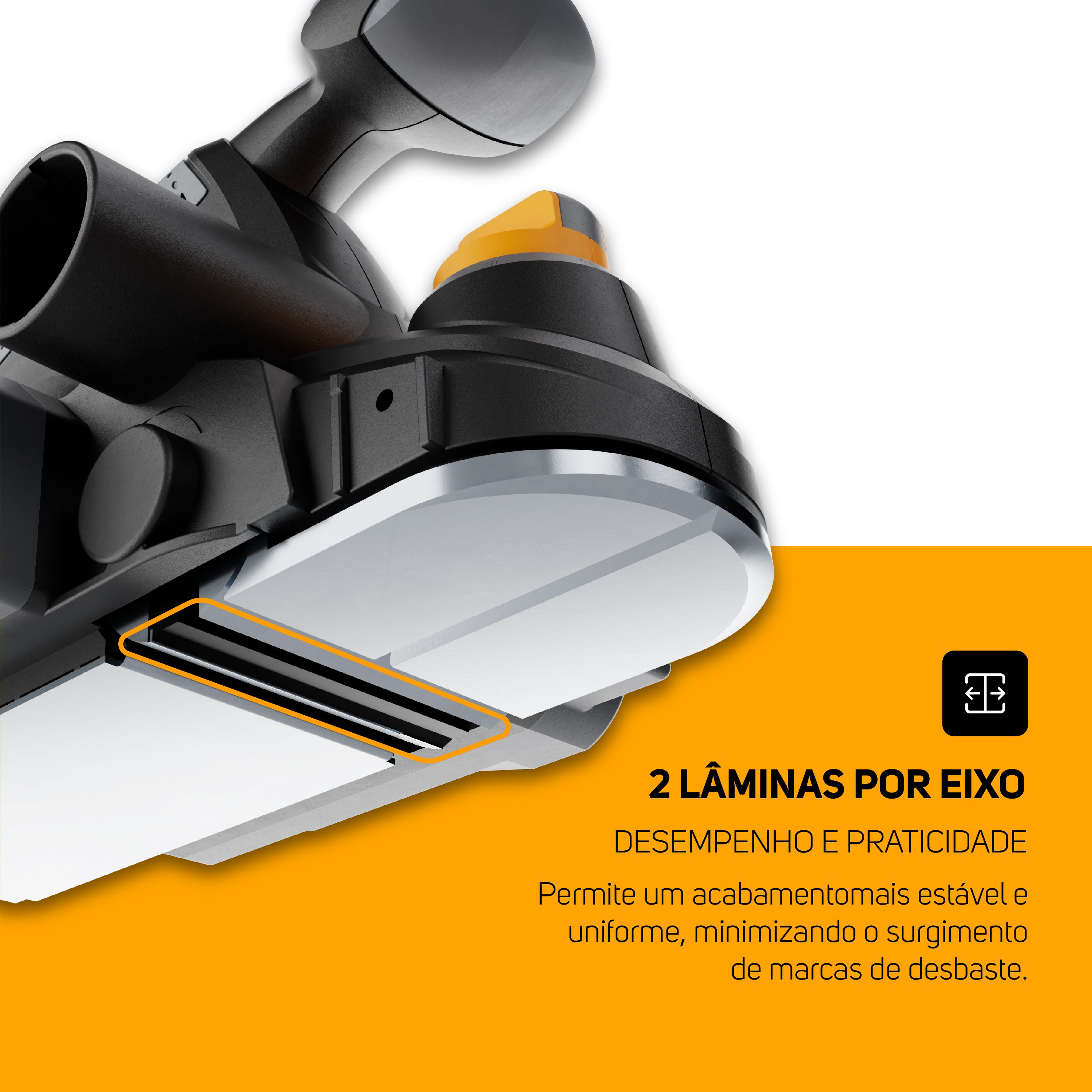 Plaina Elétrica Wap Wf Pe01 Corte Preciso Guia Paralela 760W