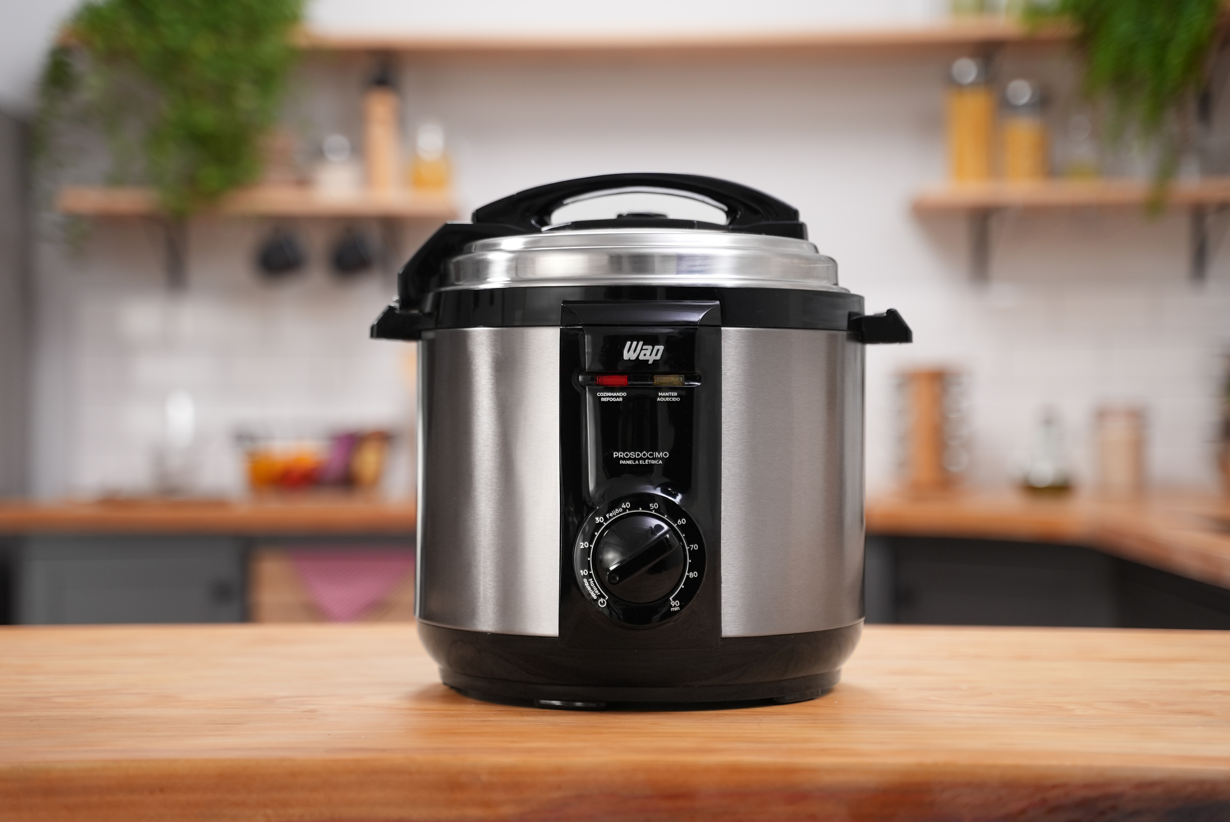 Panela Pressão Wap Wppe2 Digital 5L Antiaderente Segura 900W