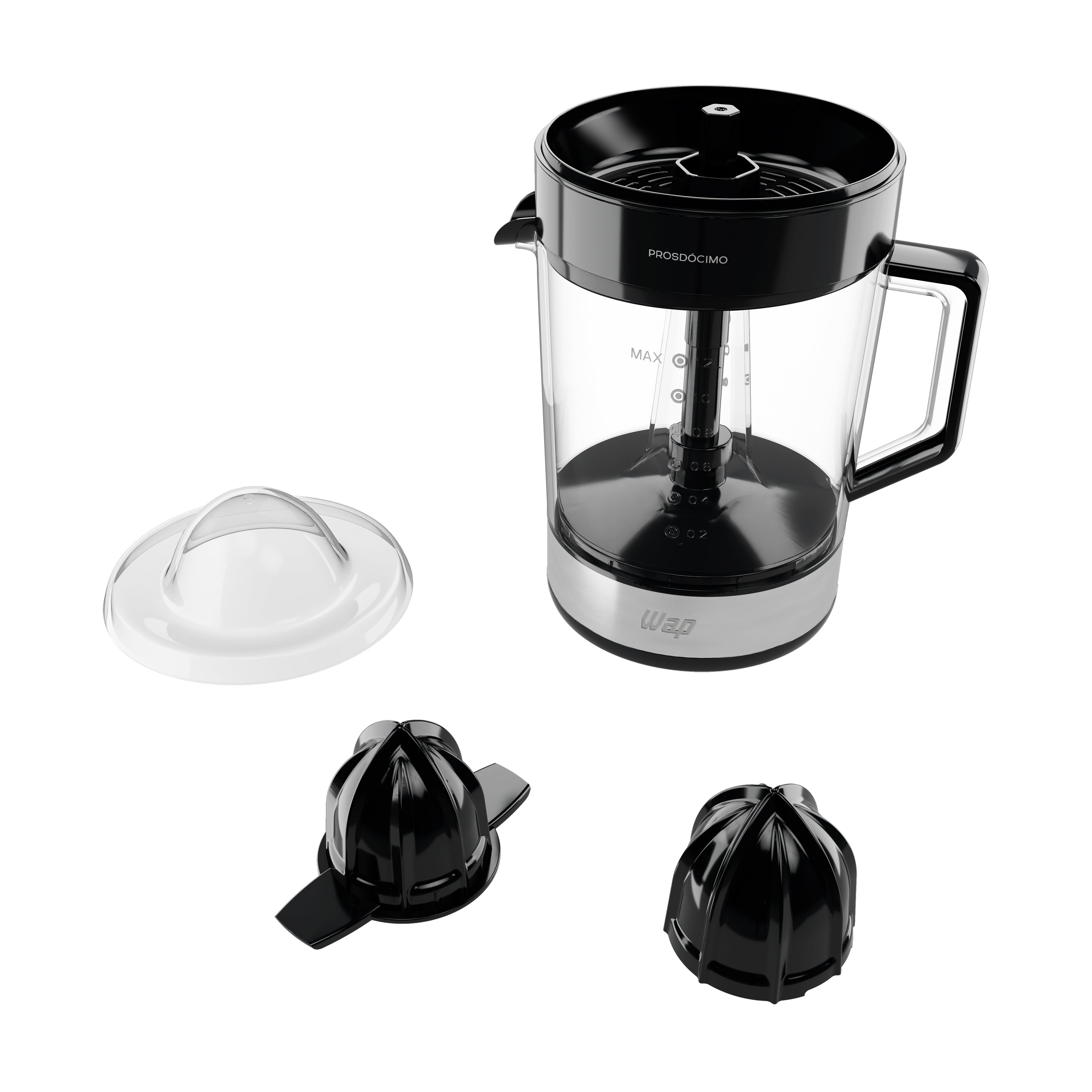 Espremedor Frutas Wap Wj1200 Jarra 1,2L Motor Silencioso 40W
