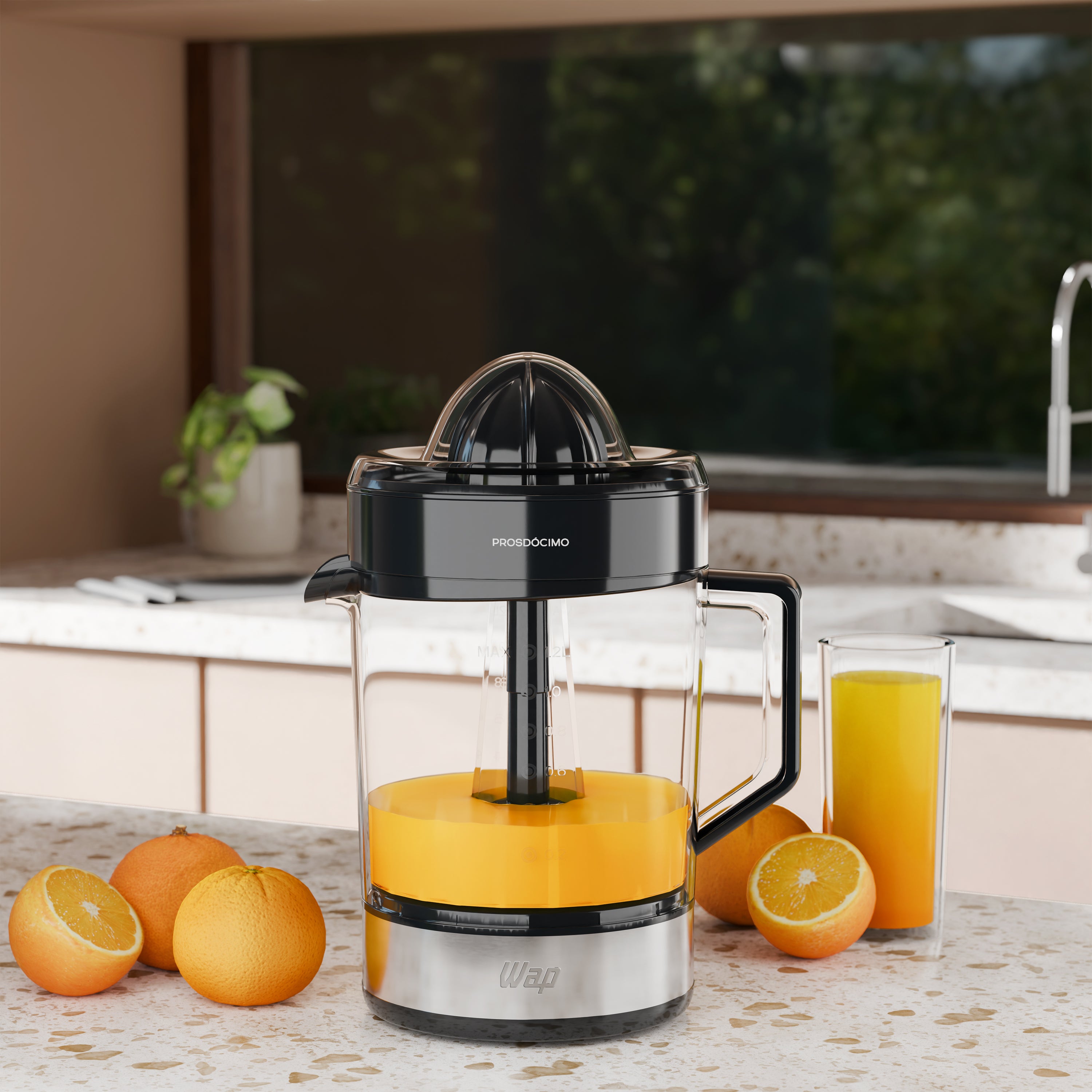 Espremedor Frutas Wap Wj1200 Jarra 1,2L Motor Silencioso 40W