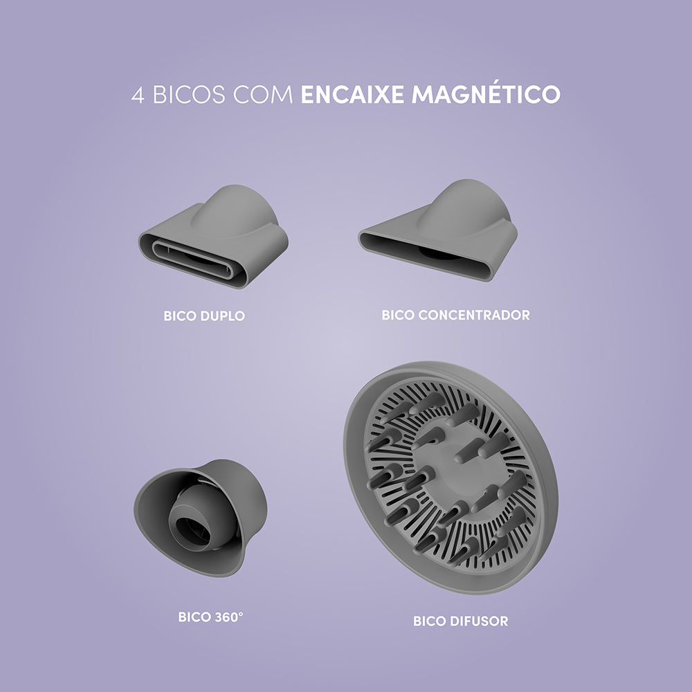 Secador Cabelo Wap Intense Dryer Bldc WS1800 1600W