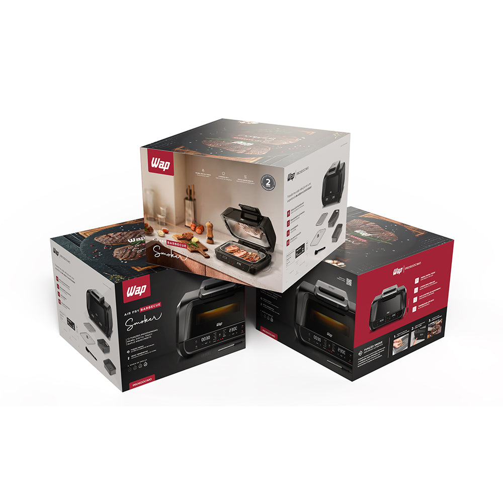 Fritadeira Elétrica Barbecue Wap WC AB1090 10L 1700W