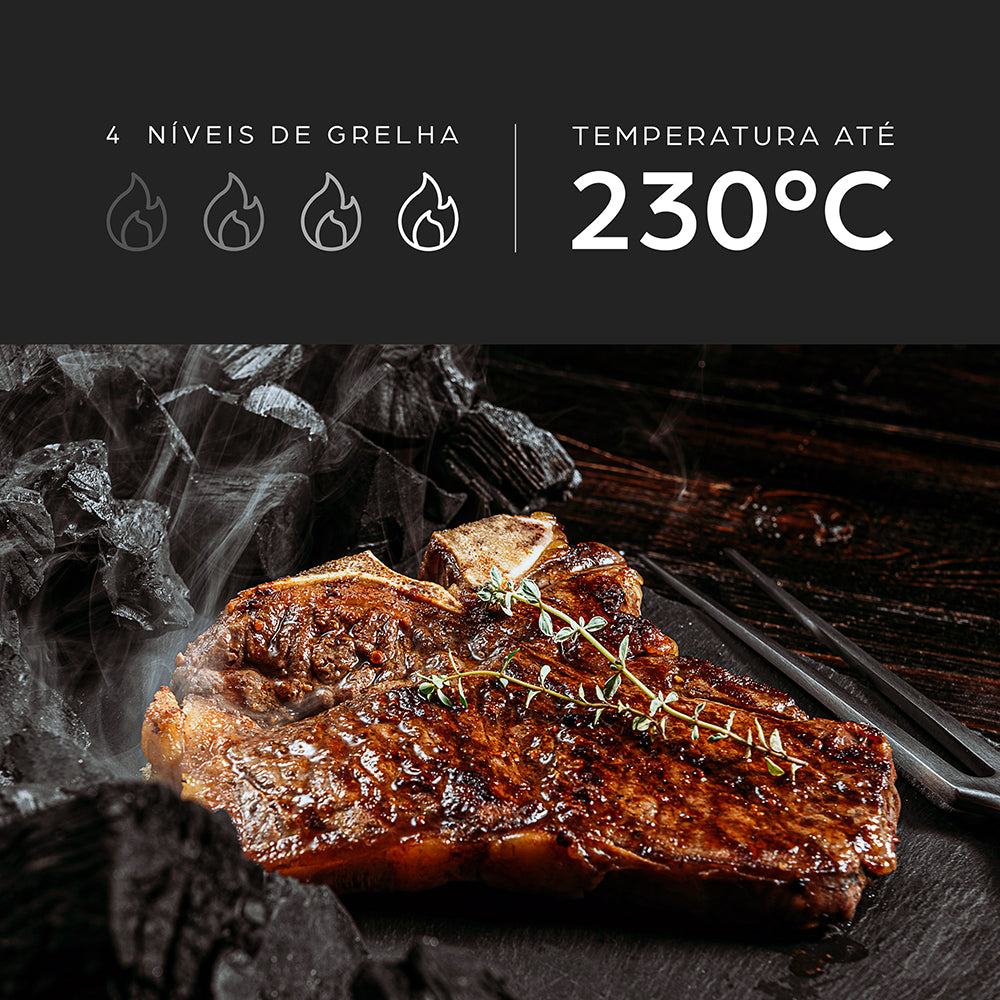 Fritadeira Elétrica Barbecue Wap WC AB1090 10L 1700W