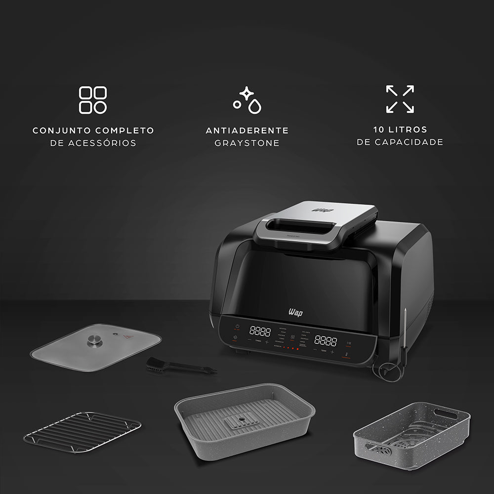 Fritadeira Elétrica Barbecue Wap WC AB1090 10L 1700W