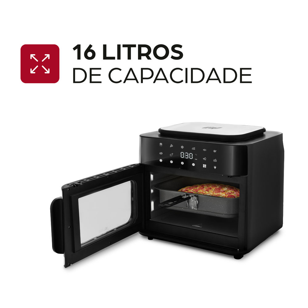 Fritadeira Elétrica Oven Wap WAFC16 16L Painel Digital 1800W