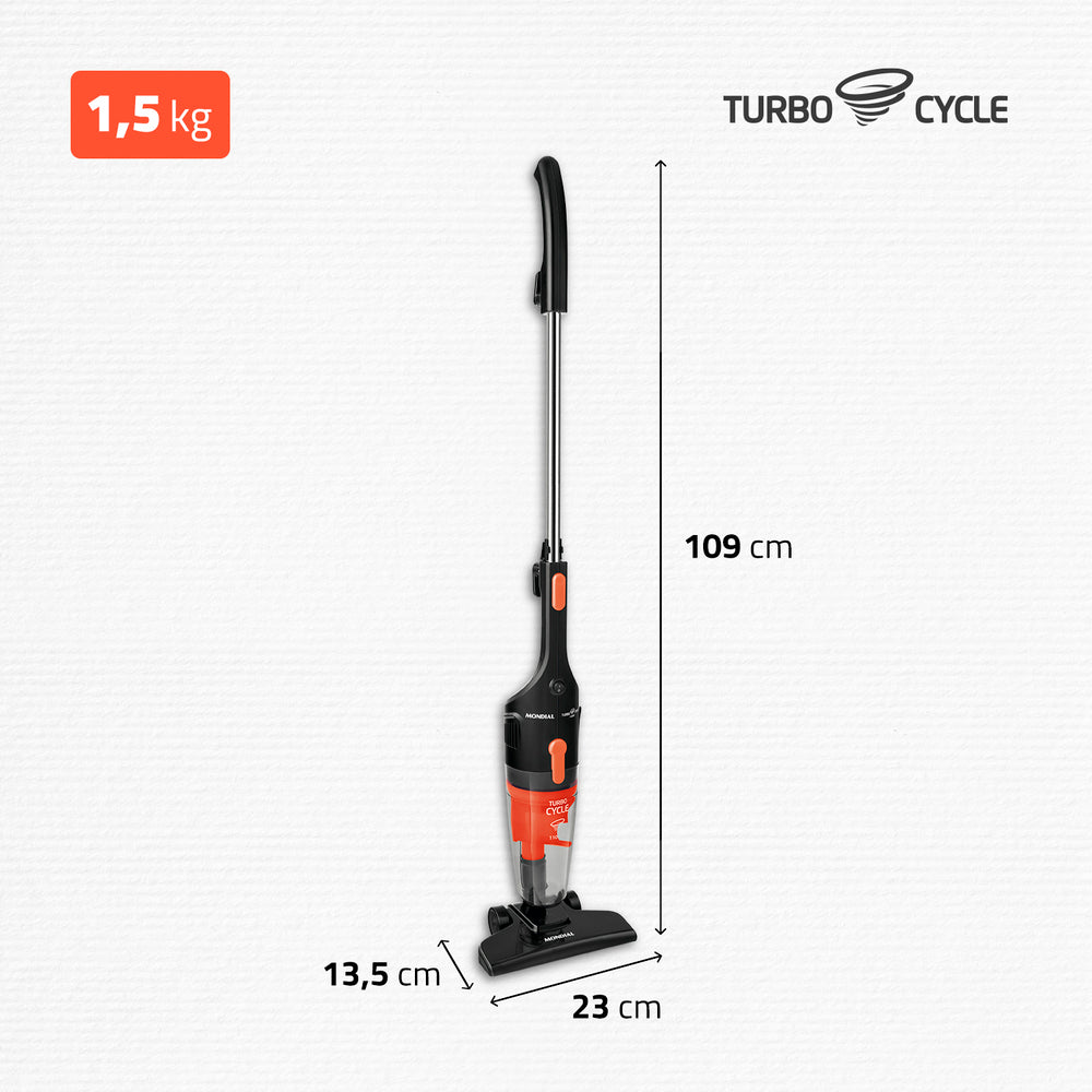 Aspirador De Pó Vertical Mondial Turbo Cycle 1100w Ap-35