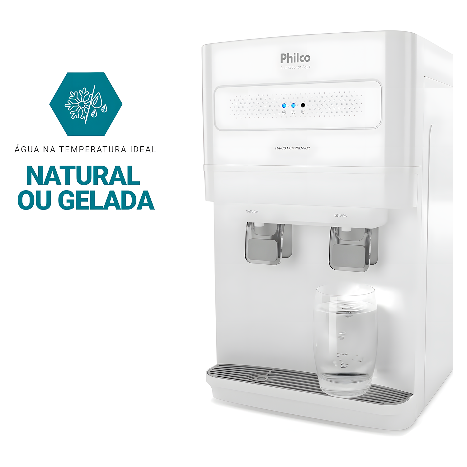 Purificador Philco PPU50A Água Gelada Natural 130W