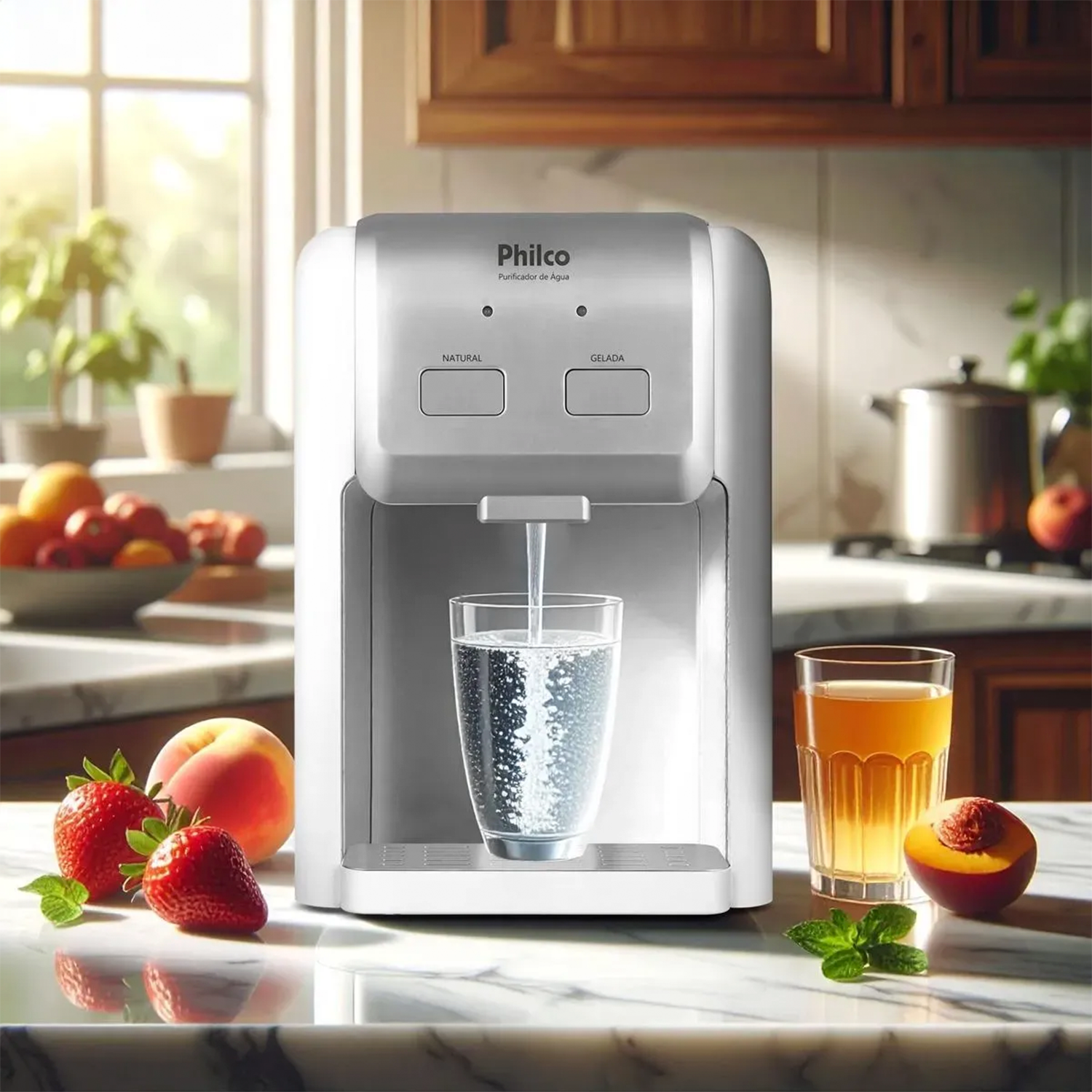 Purificador de Água Philco Ppu11 Bivolt Gelada Natural 70W