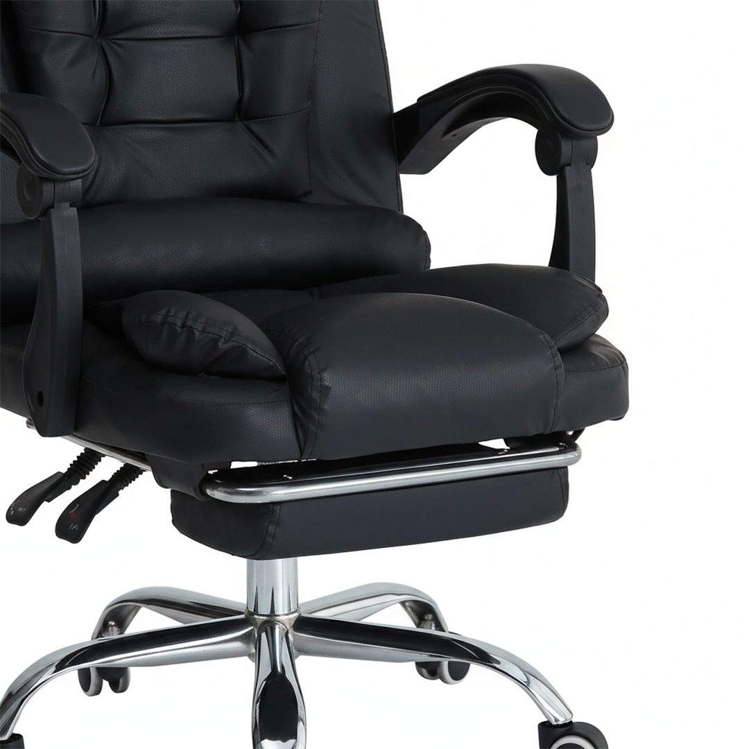 Cadeira Presidente Empoli EM-320 com Massagem e Apoio de Pés