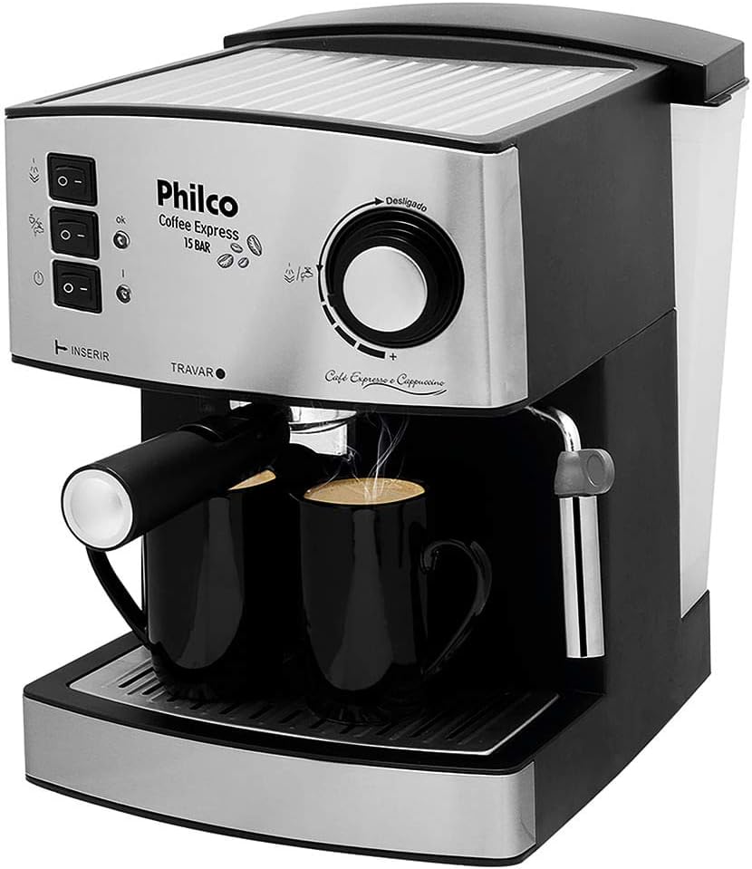 Cafeteira Philco Coffee Expresso 15Bar Filtro Permanente 850W