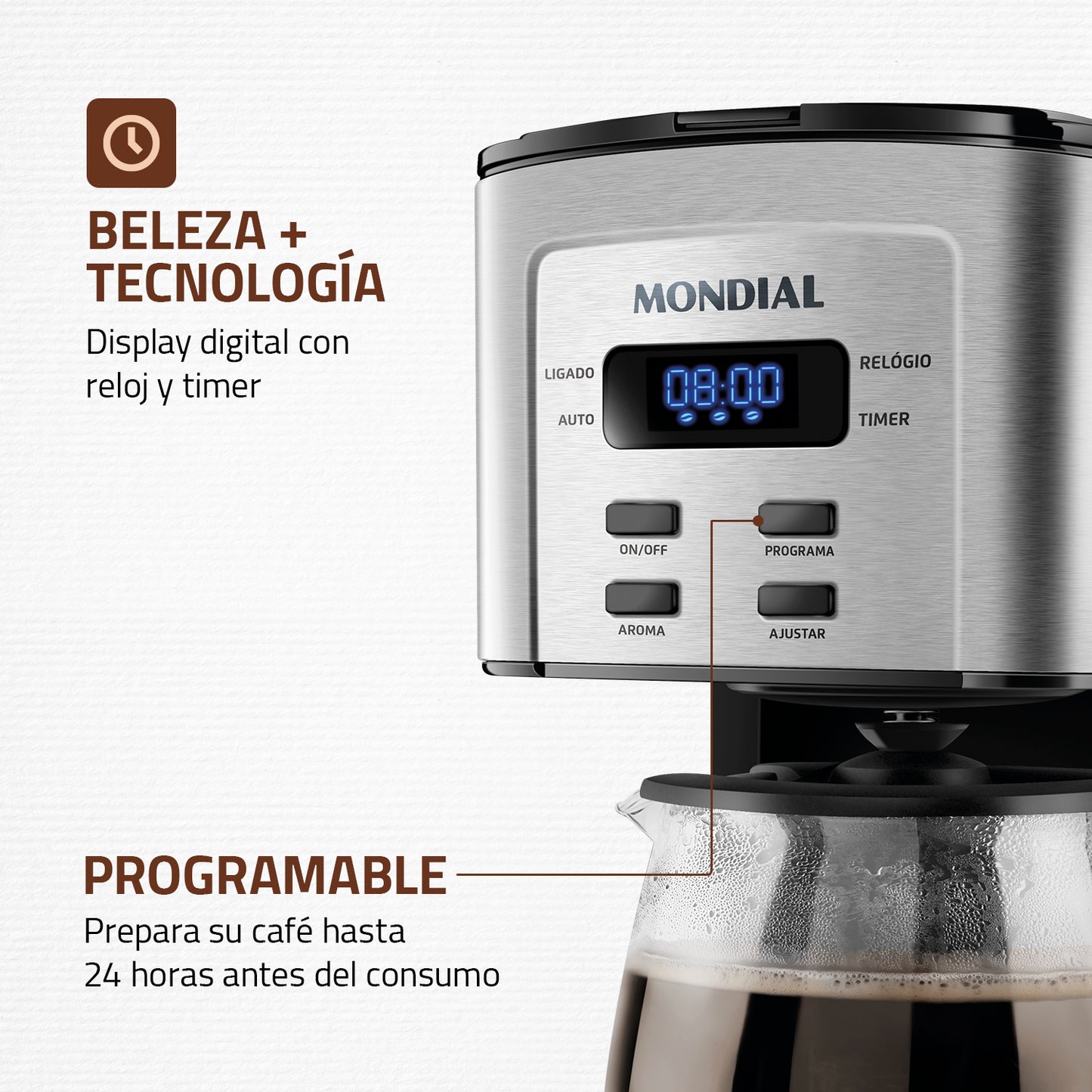 Cafeteira Elétrica Dolce Arome Mondial C-44-32x-sdi Digital