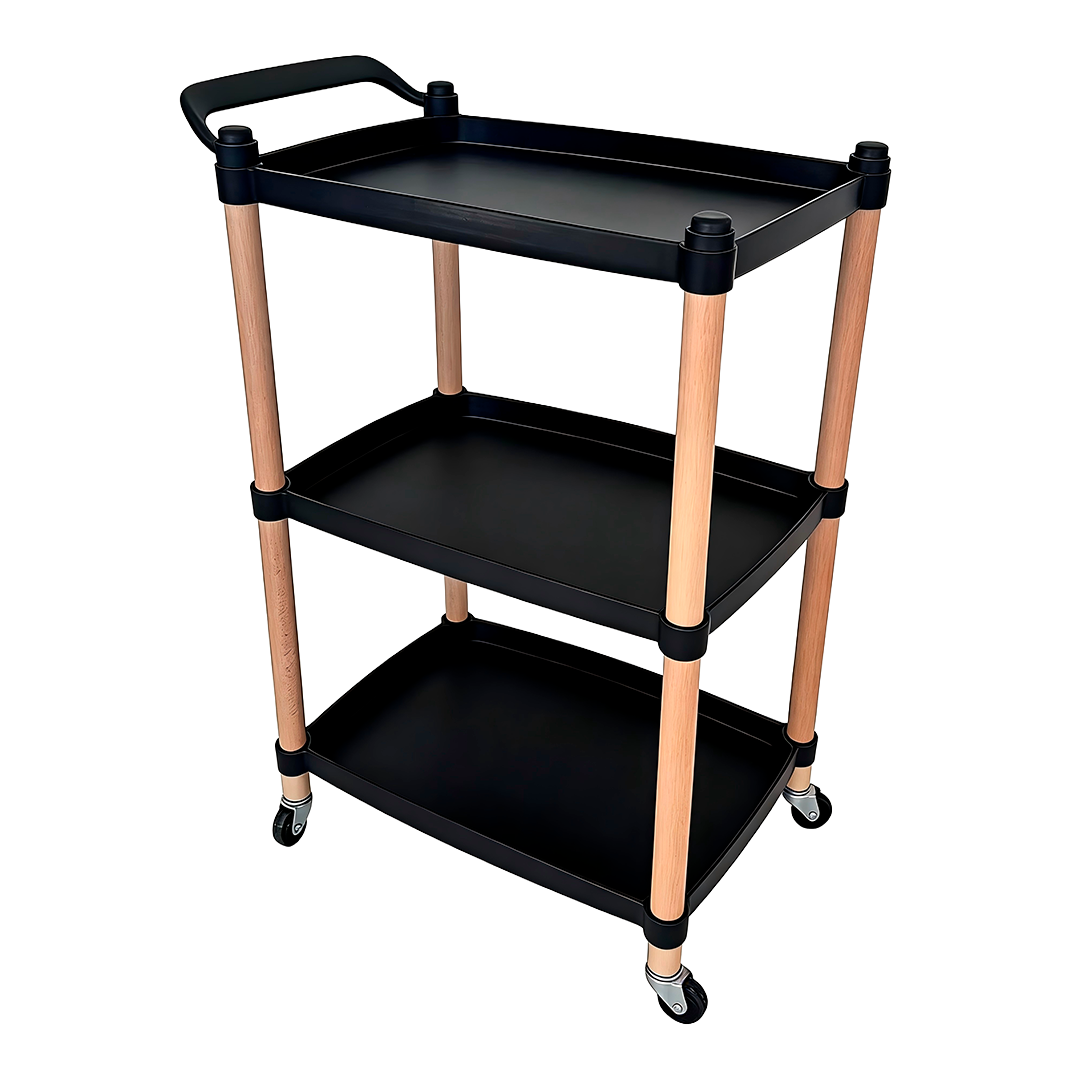 Carrinho Organizador Multi-uso Três Andares Com Rodas