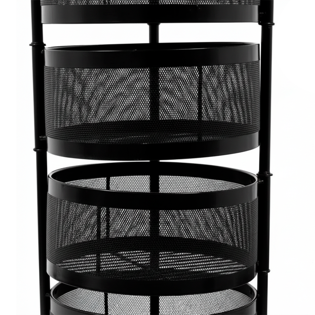 Carrinho Estante Multi-funcional 4 Andares Organizador Metal