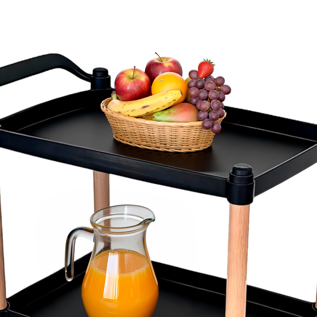 Carrinho Organizador Multi-uso Três Andares Com Rodas