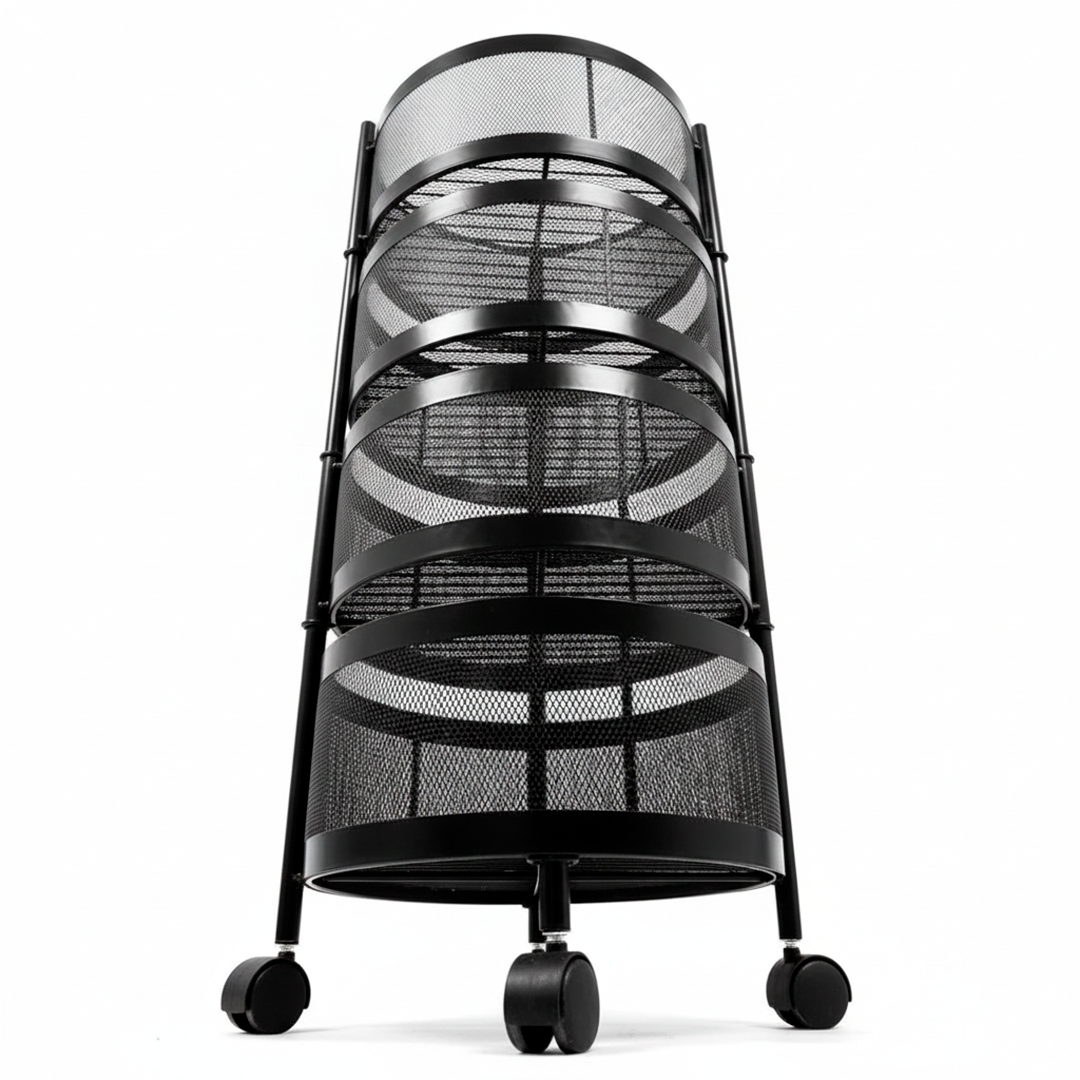 Carrinho Estante Multi-funcional 4 Andares Organizador Metal