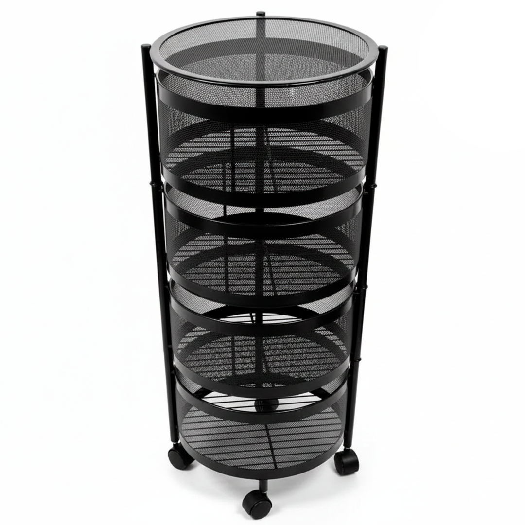 Carrinho Estante Multi-funcional 4 Andares Organizador Metal