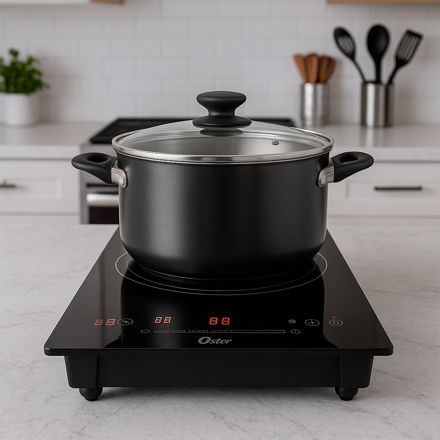 Fogão Cooktop Eletrico de Indução Oster OTOP202 2 Bocas Touch