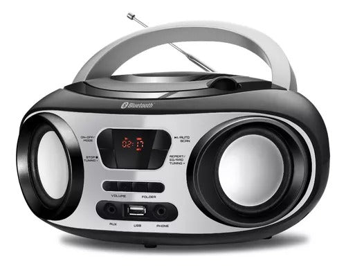Radio Portatil Mondial Boombox Bivolt Usb Bx-21 Ml Bluetooth