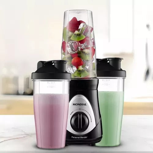 Liquidificador Portátil Mondial Personal Blender Dg-01 Preto