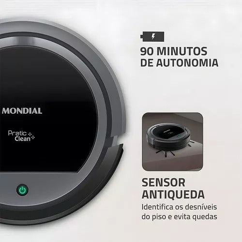 Aspirador De Po Robô Pratic Clean Mondial Rb-11 Bivolt 30w