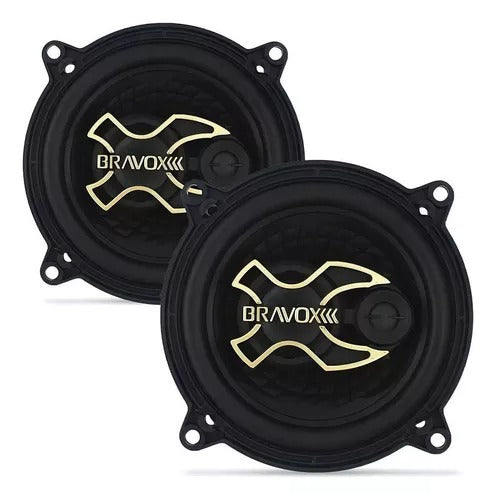 Auto Falante Bravox B3x50 Triaxial 5 Polegadas 50w Rms