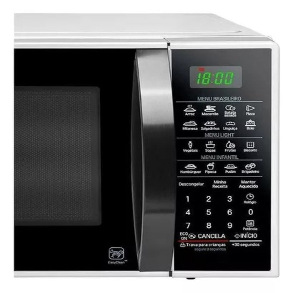 Microondas Com Revestimento Easyclean LG Ms3091bc 30 Litros