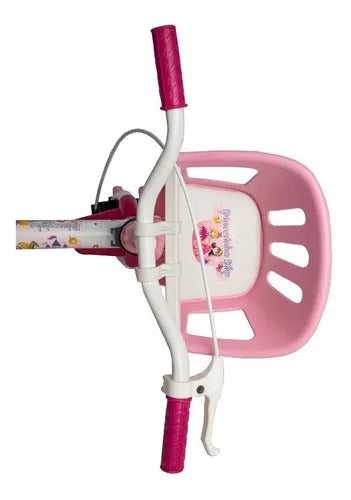 Bicicleta Infantil Styll Baby Aro 12 Princesinha Com Cesto