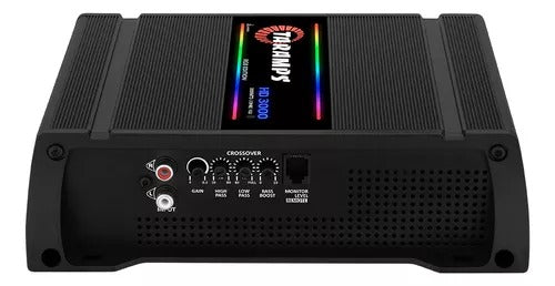 Módulo Taramps Hd 3000x1 Rgb Amplificador Automotivo