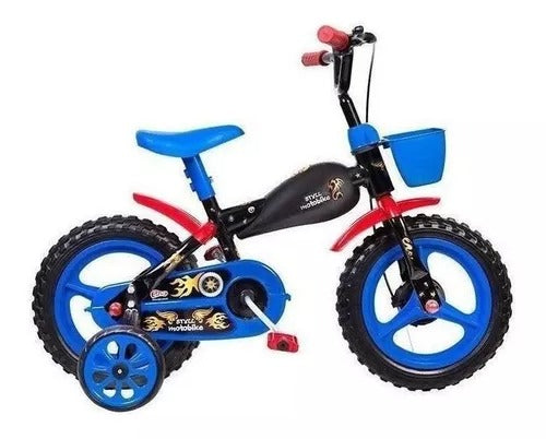 Bicicleta Infantil Styll Baby Aro 12 Motobike Com Cesto Loi!