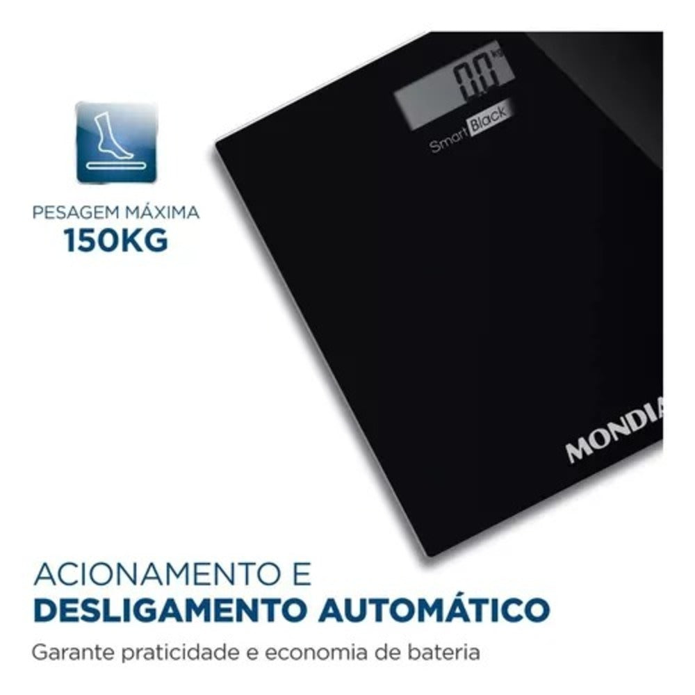 Balança Smart Digital Mondial Até 150kg 3v Bl-05 Bivolt