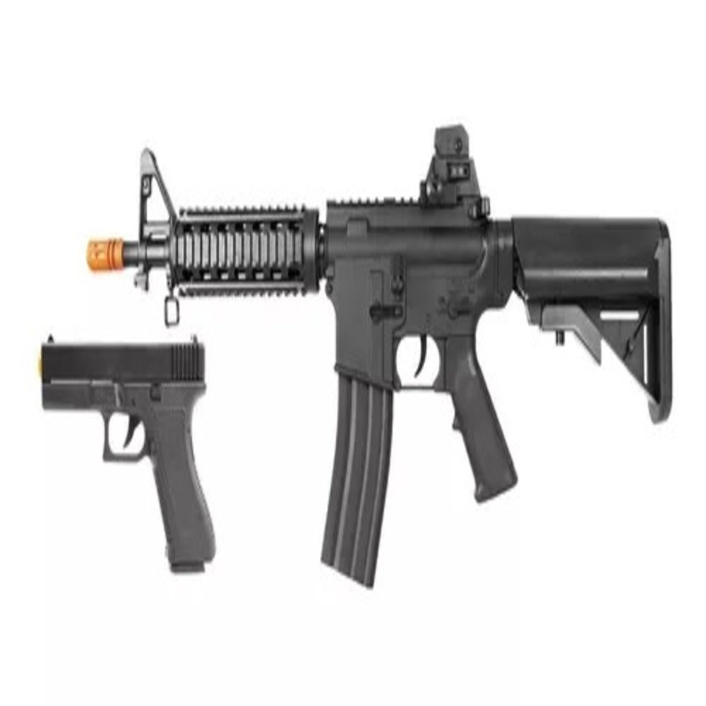 Rifle M4a1 + Pistola Airsoft Vigor V307 + Esferas 0,12g 4.3