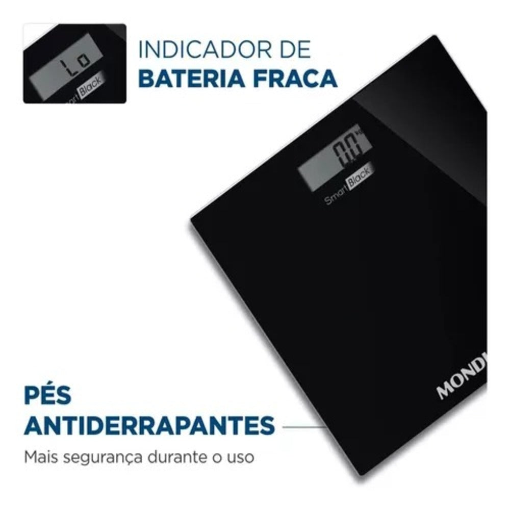 Balança Smart Digital Mondial Até 150kg 3v Bl-05 Bivolt