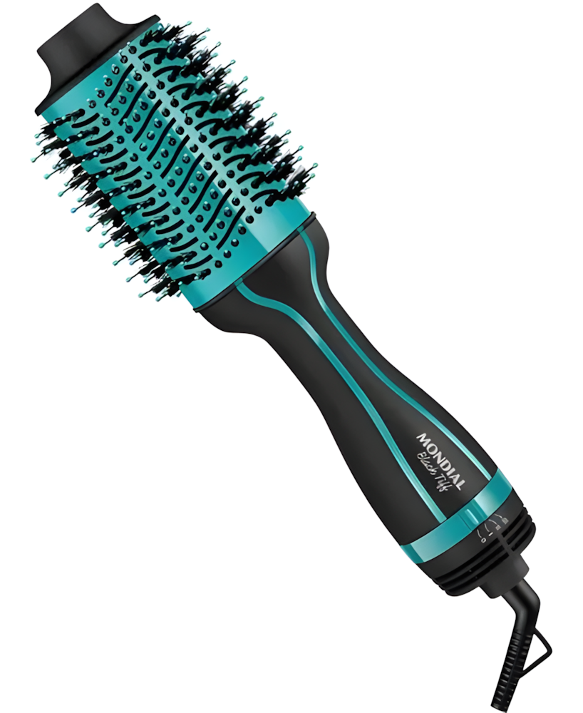 Escova Secadora E Alisadora Mondial Black Tiff Es-16 1200w