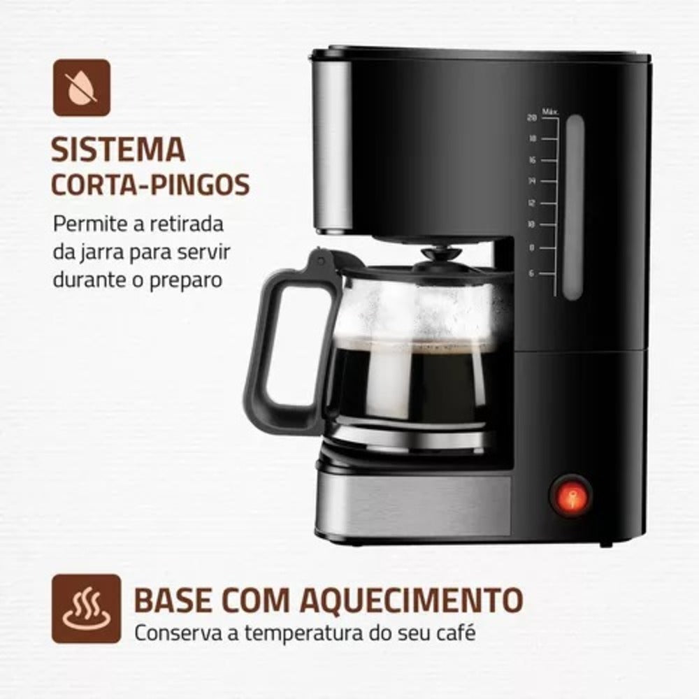 Cafeteira Elétrica Dolce Arome Mondial C-43-20X-SI Inox