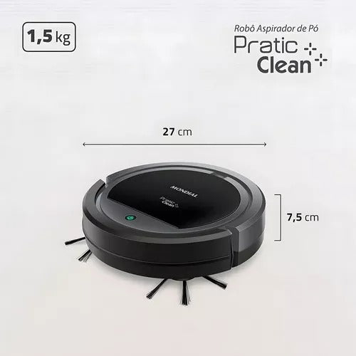 Aspirador De Po Robô Pratic Clean Mondial Rb-11 Bivolt 30w