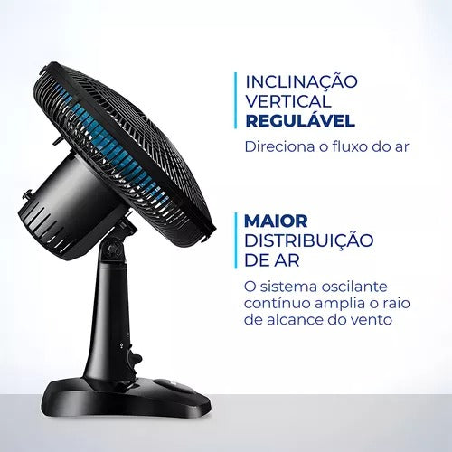 Ventilador De Mesa, Mondial, 220v, 30cm, 6 Pás, Super Power