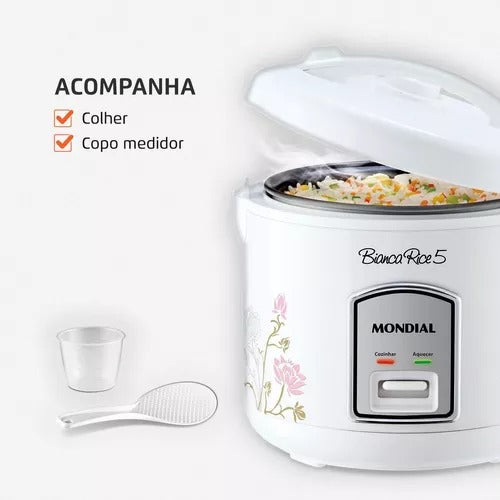 Panela De Arroz Elétrica Mondial Bianca Rice Npe-05-5x 400w