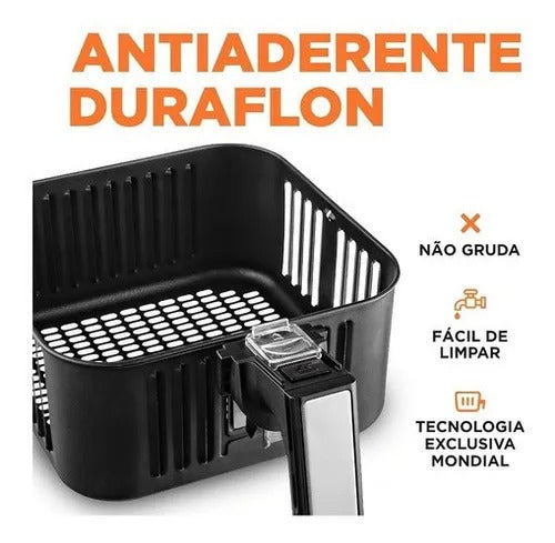 Fritadeira Elétrica Air Fryer Mondial 4l Potência 1500w Loi