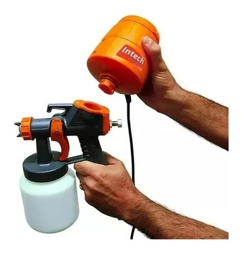 Pistola Pintura Elétrica Pulverizadora Hv400 Compressor Loi