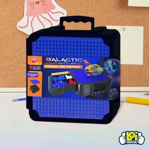 Maleta De Construção Space Blocos Multikids Br1498 82 Peças