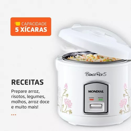 Panela De Arroz Elétrica Mondial Bianca Rice Npe-05-5x 400w