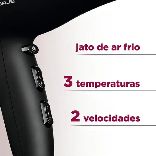Secador Mondial Power Shine Sc-13 2000w Tourmaline Íon