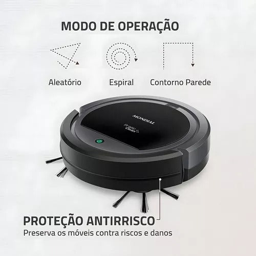 Aspirador De Po Robô Pratic Clean Mondial Rb-11 Bivolt 30w