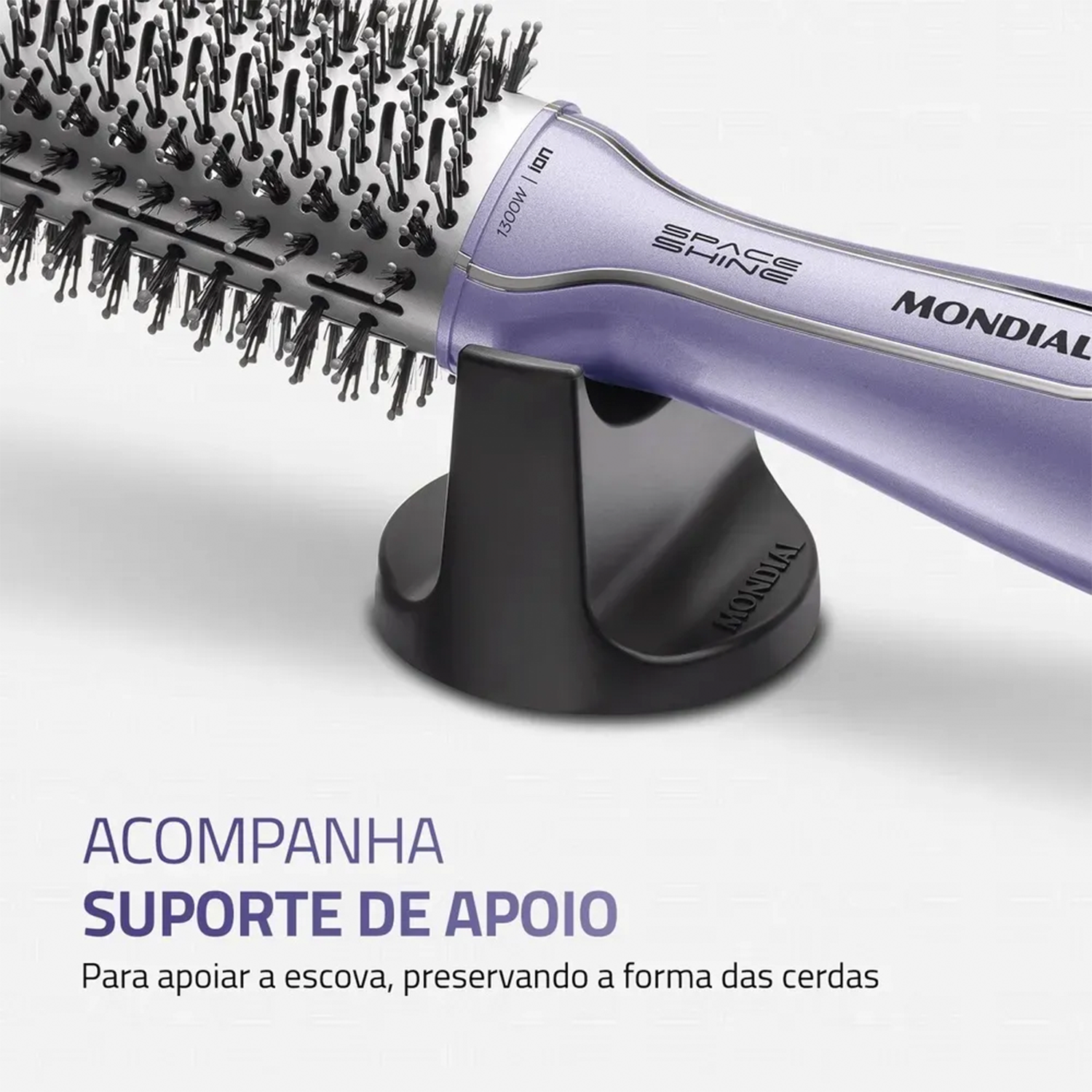 Escova Secadora Mondial Space Shine Slim Es-21 1300W