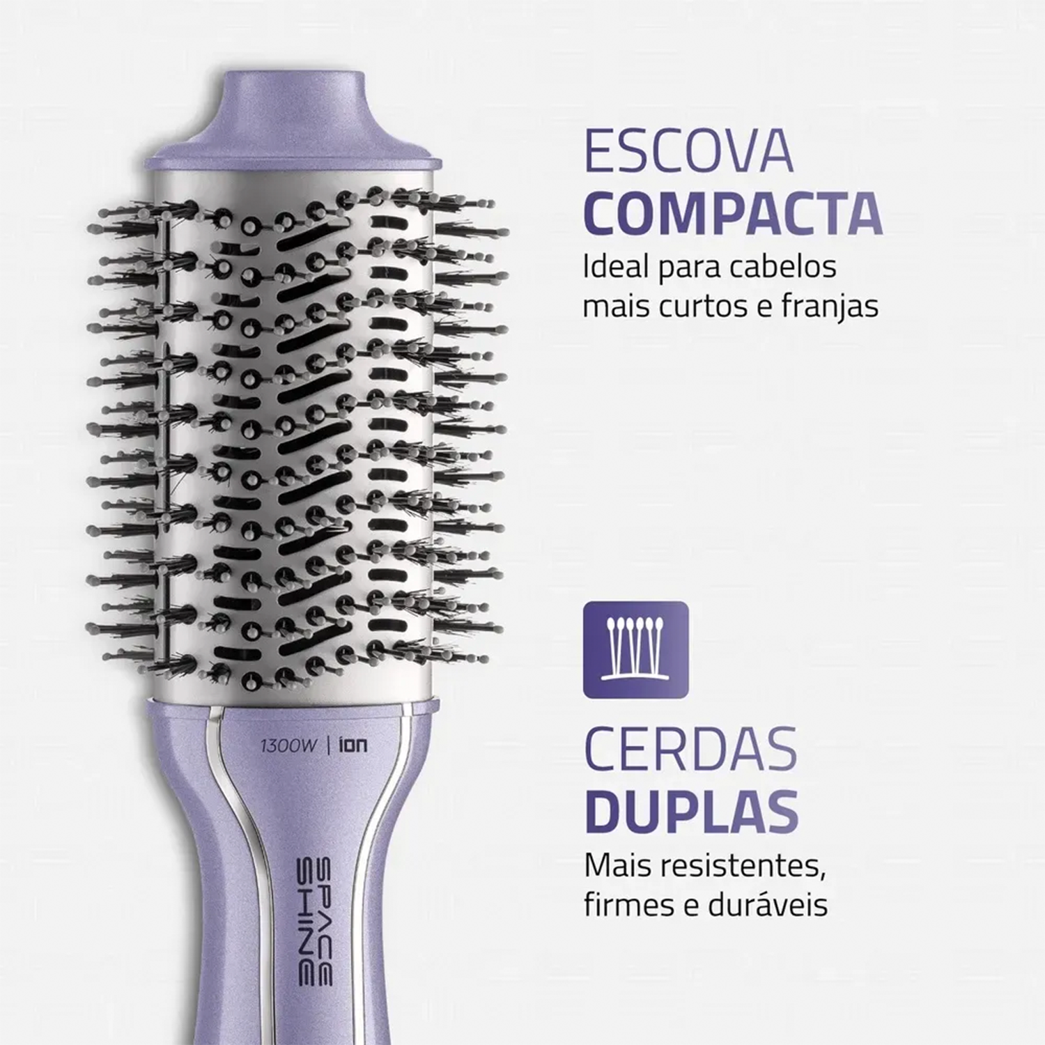 Escova Secadora Mondial Space Shine Slim Es-21 1300W