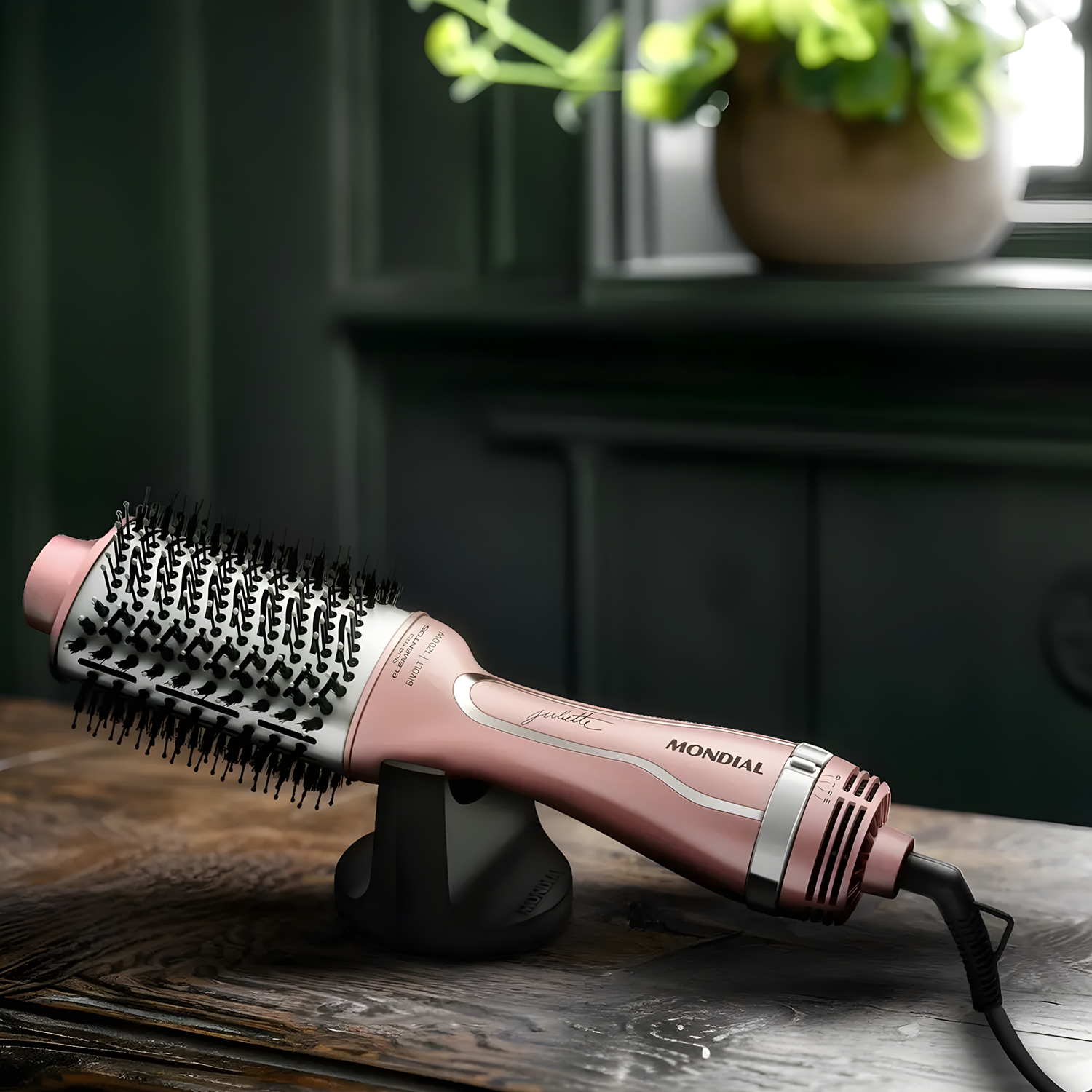 Escova Secadora E Alisadora Mondial Es-ju-01 Bivolt 1300w