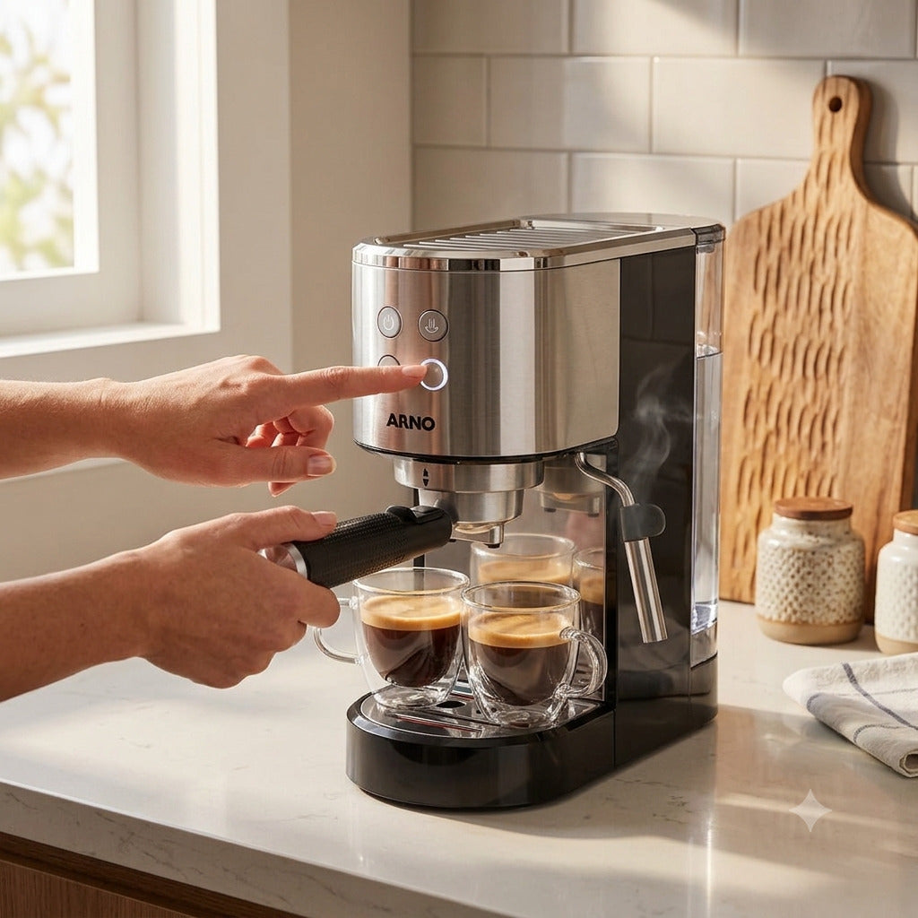 Cafeteira Expresso Arno Steam & Pump Inox 220v