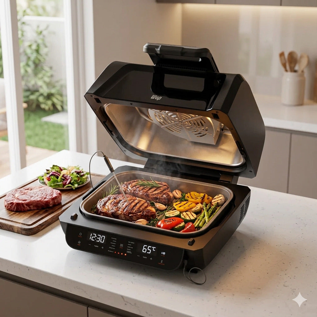 Fritadeira Air Fry Wap Barbecue Wc Ab1090 Smoker 10L 1700W