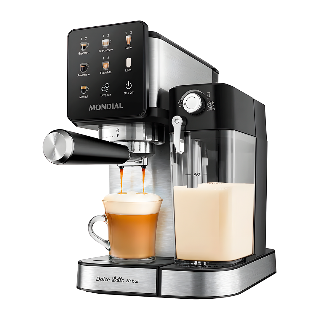 Cafeteira Espresso Automática Mondial CCL-01-20 Touch 1250W